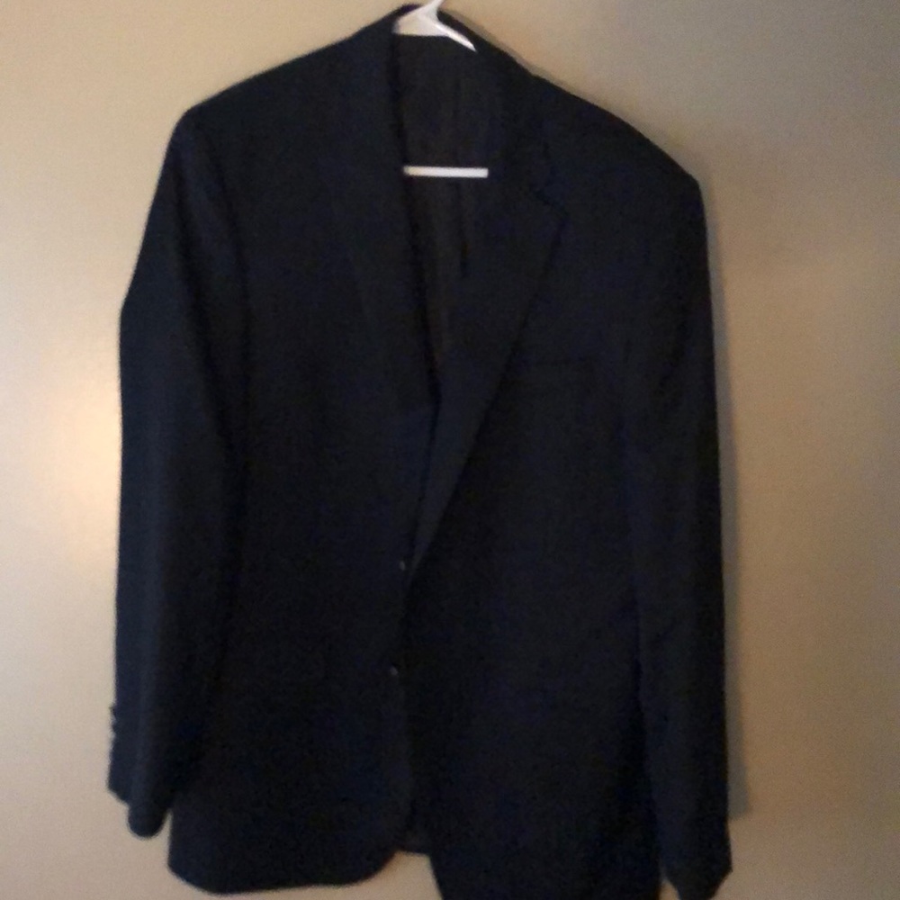 Michael Kors Mens Suit Jacket Sz 42 L Black